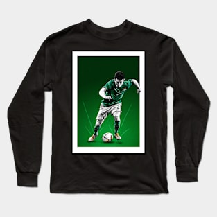 Seamus Coleman - Ireland Artwork Long Sleeve T-Shirt